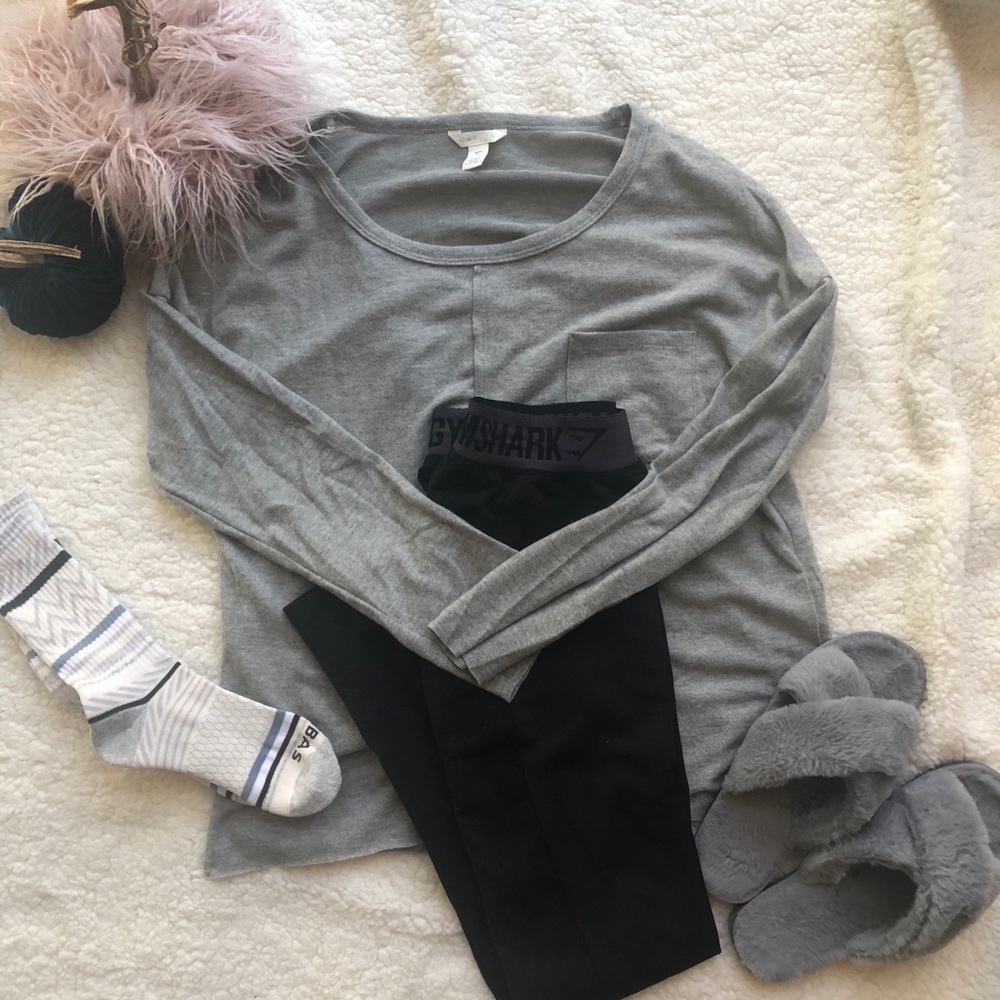 Cozy Gray Long Sleeve Shirt